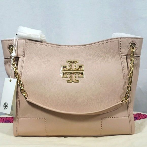 Tory Burch "Britten" Small Slouchy Tote - Picture 14 of 14